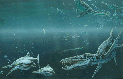 Kronosaurus Painting