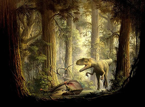 Allosauridae and Iguanodon