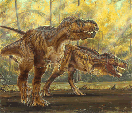 Tyrannosaurus Dinosaur Painting