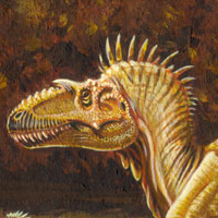Albertosaurus Dinosaur Painting