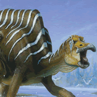 Maiasaura Dinosaur Painting