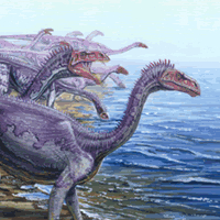 Plateosaurus Dinosaur Painting