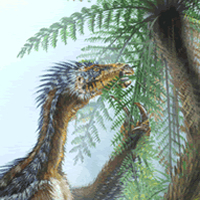 Therizinosaurus Dinosaur Painting