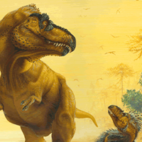 Tyrannosaurus Dinosaur Painting