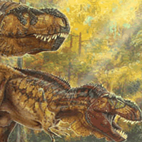 Tyrannosaurus Dinosaur Painting