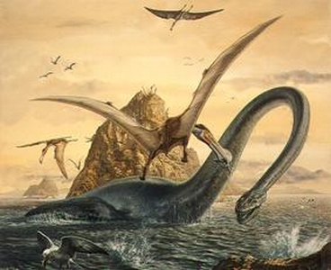 Elasmosaurus and Criorhynchus 